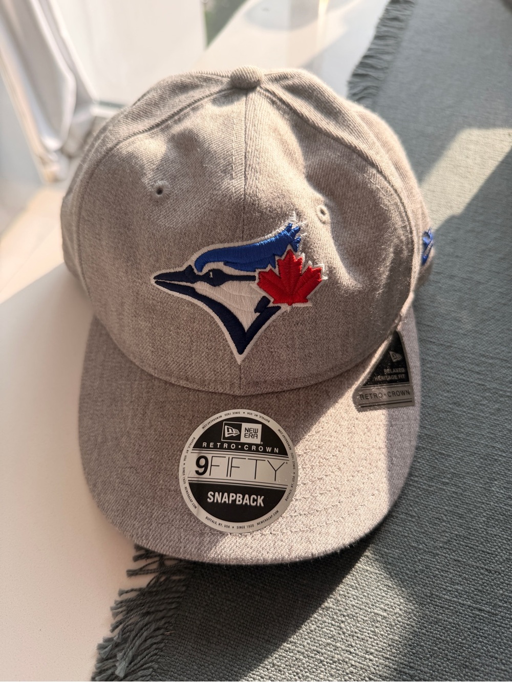 New Era Grey 9FIFTY Snapback Hat